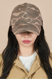 VARZAR(バザール)　military lip stop overfit ball cap brown