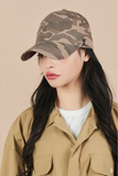 VARZAR(バザール)　military lip stop overfit ball cap brown