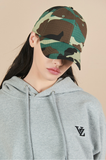 VARZAR(バザール)　military lip stop over fit ball cap normal camo