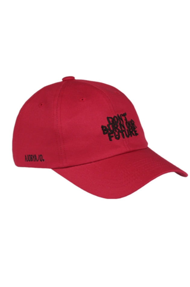 アジョバイアジョ（AJOBYAJO) Slogan Baseball Cap [Burgundy]