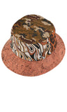 アジョバイアジョ（AJOBYAJO) Pattern Mixed Bucket Hat [Orange]