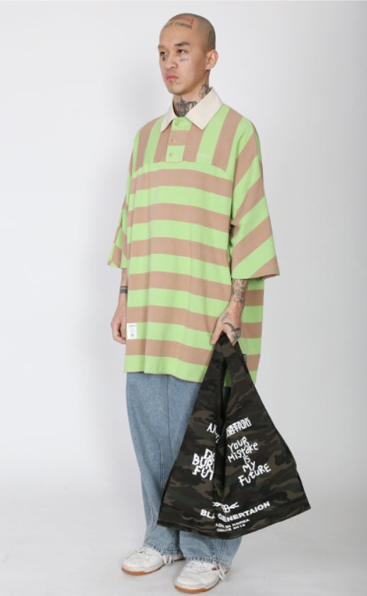 アジョバイアジョ（AJOBYAJO) Camouflage Grocery Bag [Green]