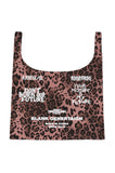アジョバイアジョ（AJOBYAJO) Leopard Grocery Bag [Pink]