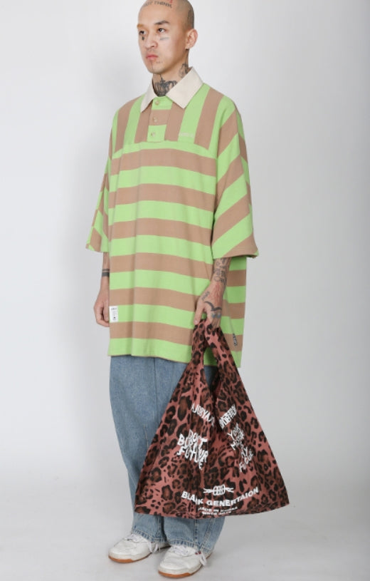 アジョバイアジョ（AJOBYAJO) Leopard Grocery Bag [Pink]