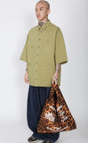 アジョバイアジョ（AJOBYAJO) Leopard Grocery Bag [Orange]