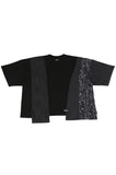 アジョバイアジョ（AJOBYAJO) Oversized Mixed T-Shirt [Black]