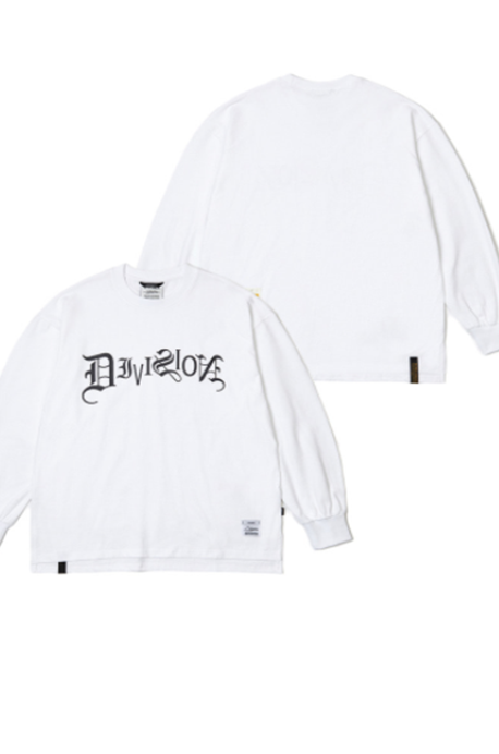STIGMA(スティグマ) TYPO LONG SLEEVES T-SHIRTS WHITE