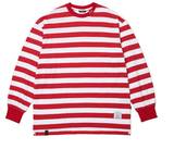 STIGMA(スティグマ) STRIPE LONG SLEEVES T-SHIRTS RED