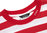 STIGMA(スティグマ) STRIPE LONG SLEEVES T-SHIRTS RED