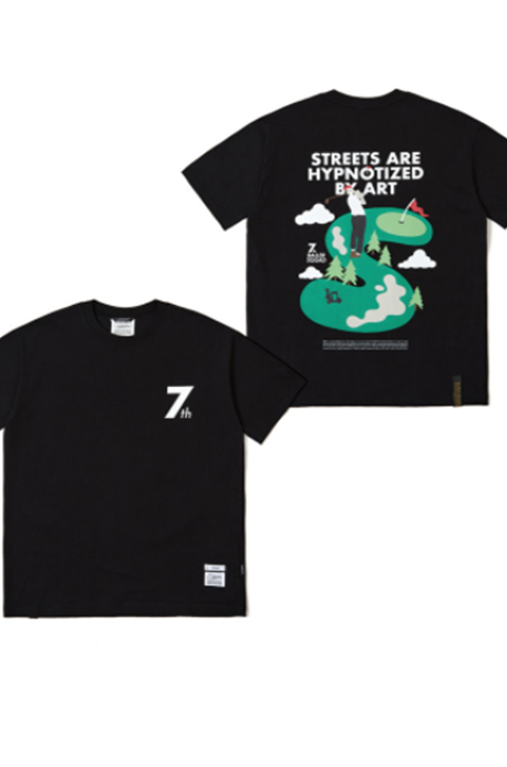 STIGMA(スティグマ) GOLF STANDARD FIT T-SHIRTS BLACK