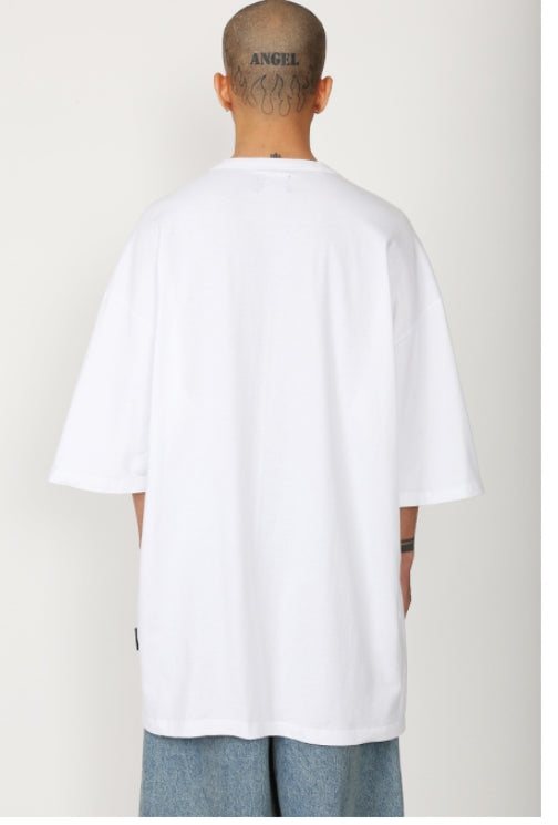 アジョバイアジョ（AJOBYAJO) Itaewon Story Oversized T-Shirt [White]