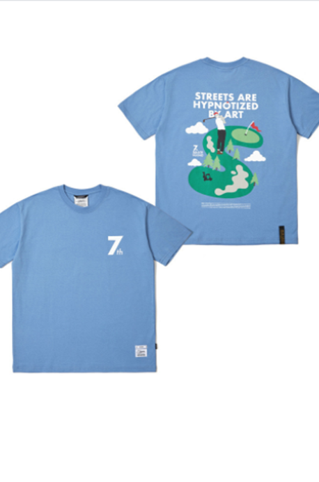 STIGMA(スティグマ) GOLF STANDARD FIT T-SHIRTS BLUE