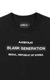 アジョバイアジョ（AJOBYAJO) Blank Generation Tee [Black]