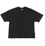 アジョバイアジョ（AJOBYAJO) Star Embossed T-Shirt [Black]