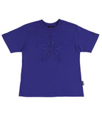 アジョバイアジョ（AJOBYAJO) Star Embossed T-Shirt [Cobalt Blue]