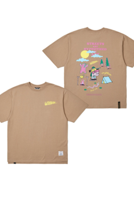 STIGMA(スティグマ) HUNTING OVERSIZED T-SHIRTS LIGHT BROWN