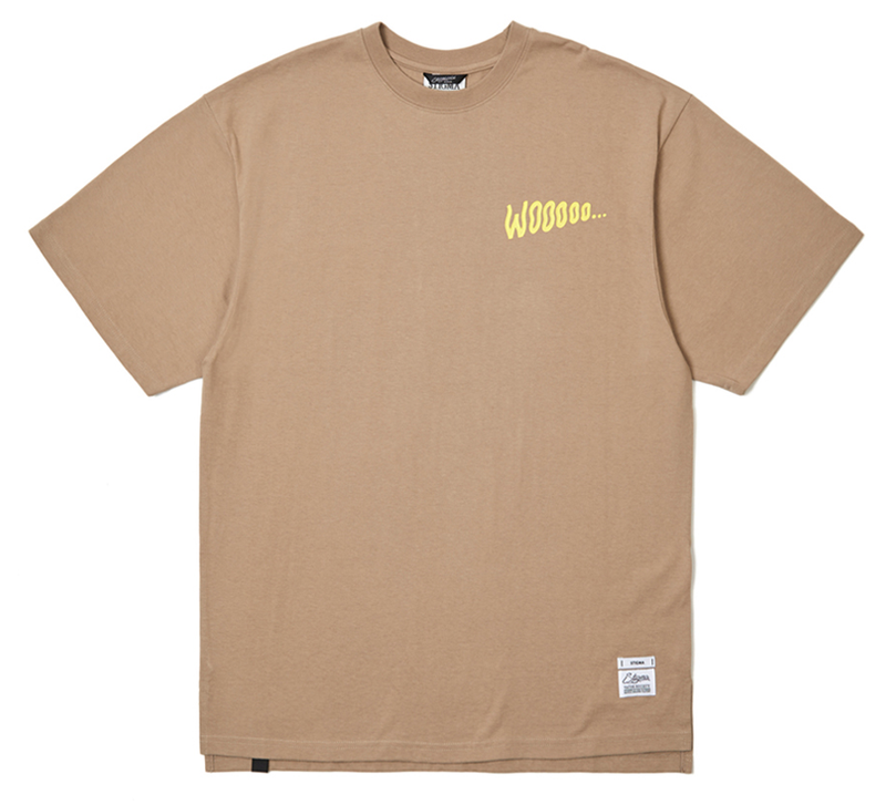 STIGMA(スティグマ) HUNTING OVERSIZED T-SHIRTS LIGHT BROWN