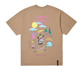 STIGMA(スティグマ) HUNTING OVERSIZED T-SHIRTS LIGHT BROWN