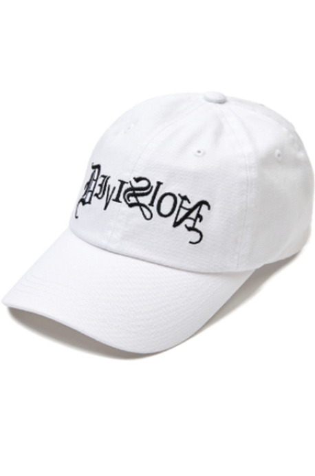 STIGMA(スティグマ) TYPO BASEBALL CAP WHITE