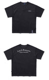 ロマンティッククラウン(ROMANTIC CROWN)  TWO BUTTON MESH TEE_BLACK