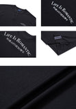 ロマンティッククラウン(ROMANTIC CROWN)  TWO BUTTON MESH TEE_BLACK