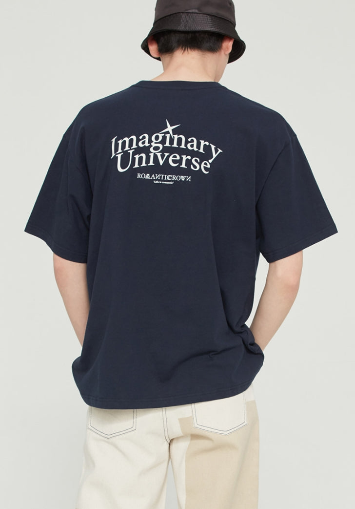 ロマンティッククラウン(ROMANTIC CROWN)  CONSTELLATION TEE_NAVY