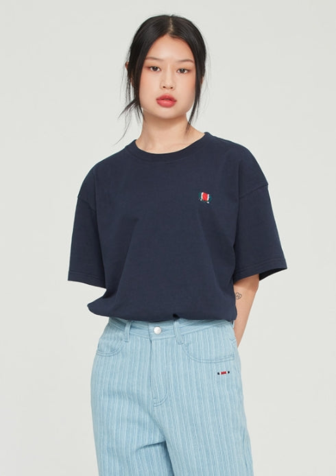 ロマンティッククラウン(ROMANTIC CROWN)  UNIVERSE FROGMAN TEE_NAVY