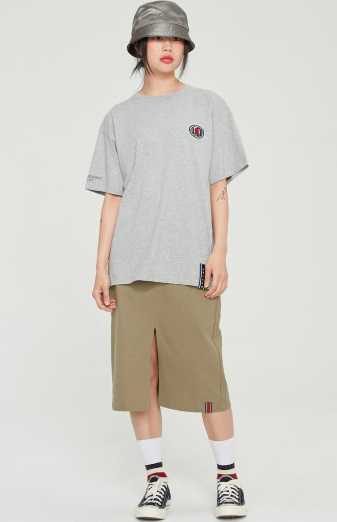 ロマンティッククラウン(ROMANTIC CROWN) ARCH LOGO PRINTING TEE_GREY