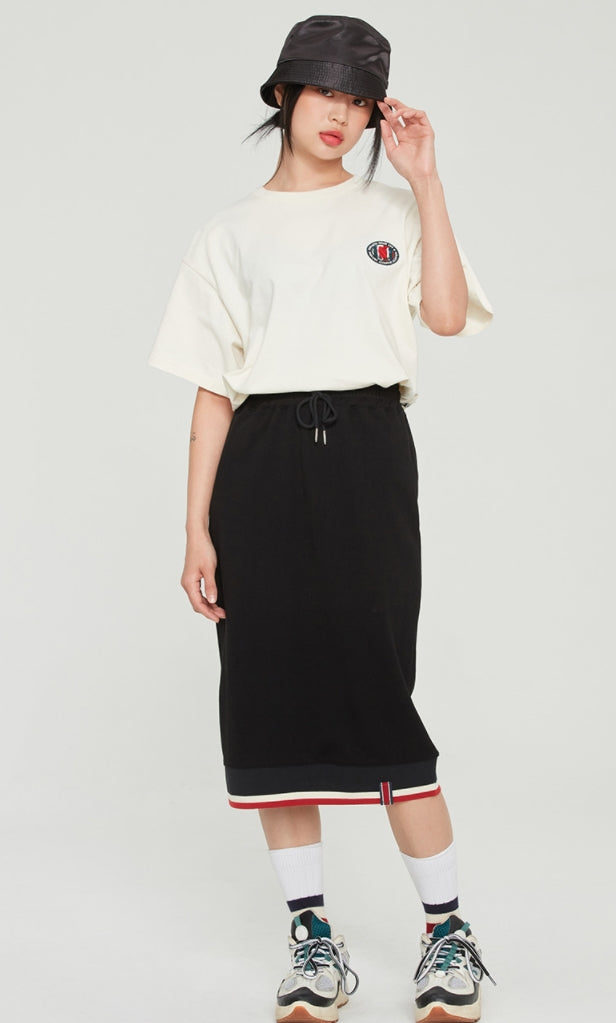 ロマンティッククラウン(ROMANTIC CROWN) ARCH LOGO PRINTING TEE_OATMEAL