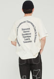 ロマンティッククラウン(ROMANTIC CROWN) ARCH LOGO PRINTING TEE_OATMEAL