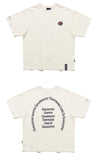 ロマンティッククラウン(ROMANTIC CROWN) ARCH LOGO PRINTING TEE_OATMEAL