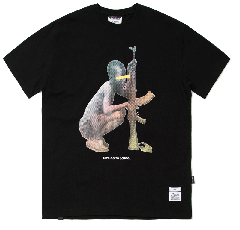 STIGMA(スティグマ) SOLDIER STANDARD FIT T-SHIRTS BLACK