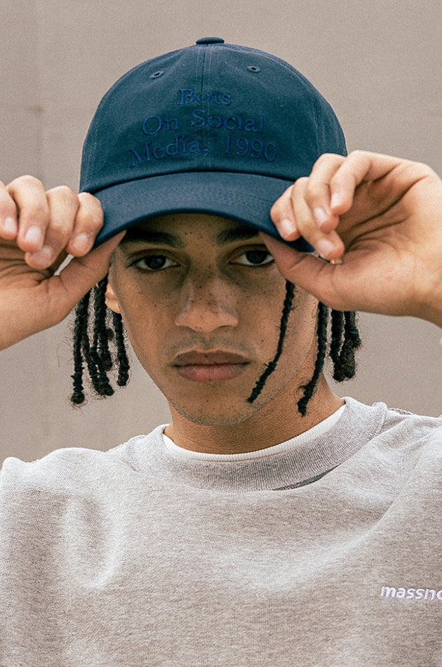 マスノウン(MASSNOUN)  TABLOID WASHEDCOTTON CAP MSOAC002-NV