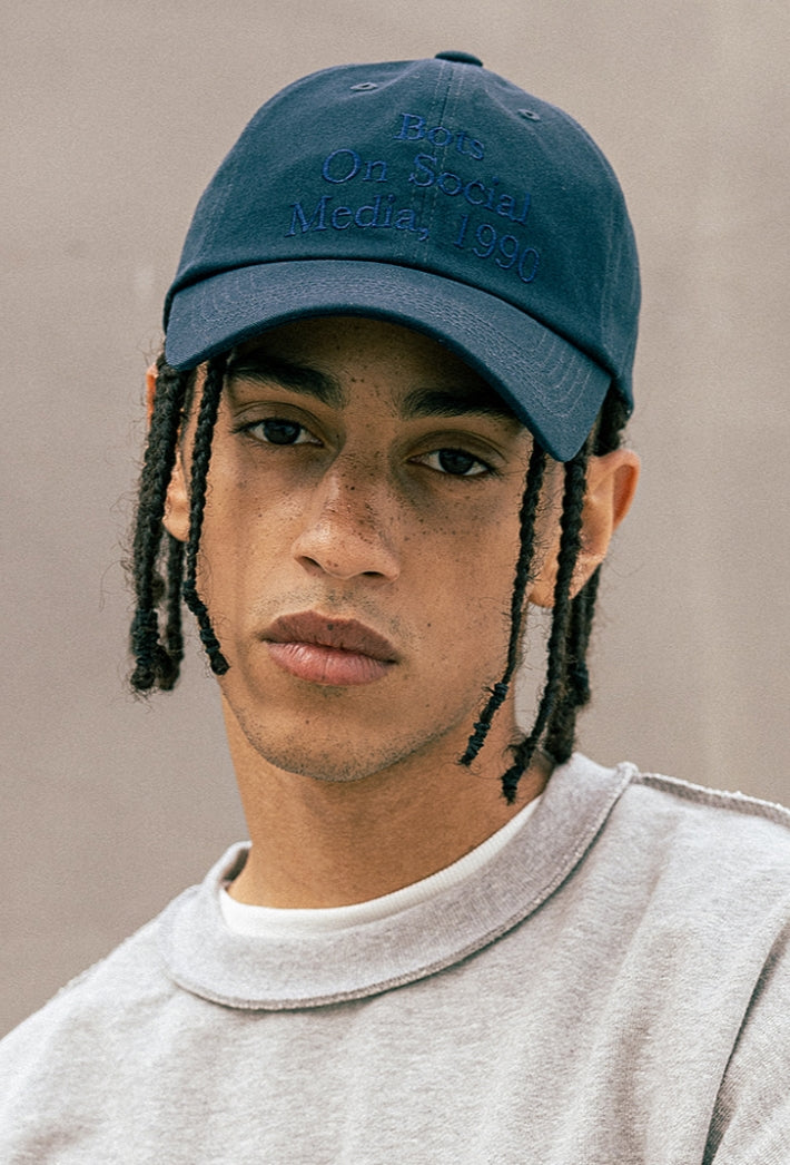 マスノウン(MASSNOUN)  TABLOID WASHEDCOTTON CAP MSOAC002-NV