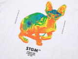 STIGMA(スティグマ) CAT STANDARD FIT T-SHIRTS WHITE