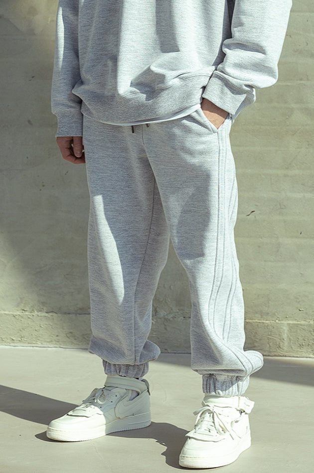 マスノウン(MASSNOUN)  DOUBLE PIERCED TRAINNING PANTS MSOTP007-GY