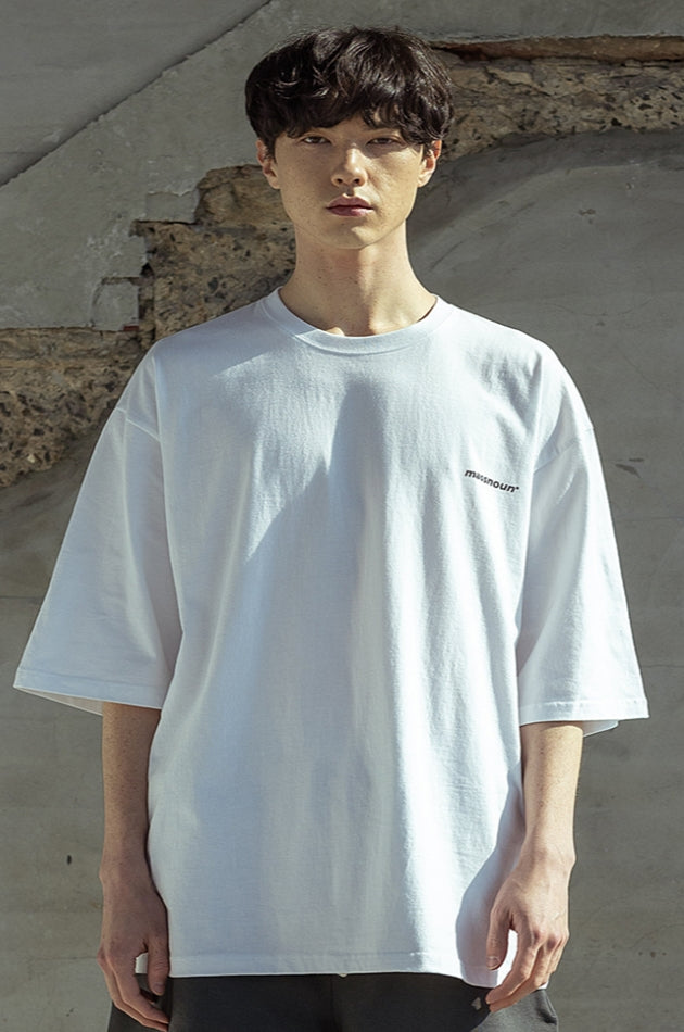マスノウン(MASSNOUN)  MUSHROOM OVERSIZED T-SHIRTS MSOTS001-WT