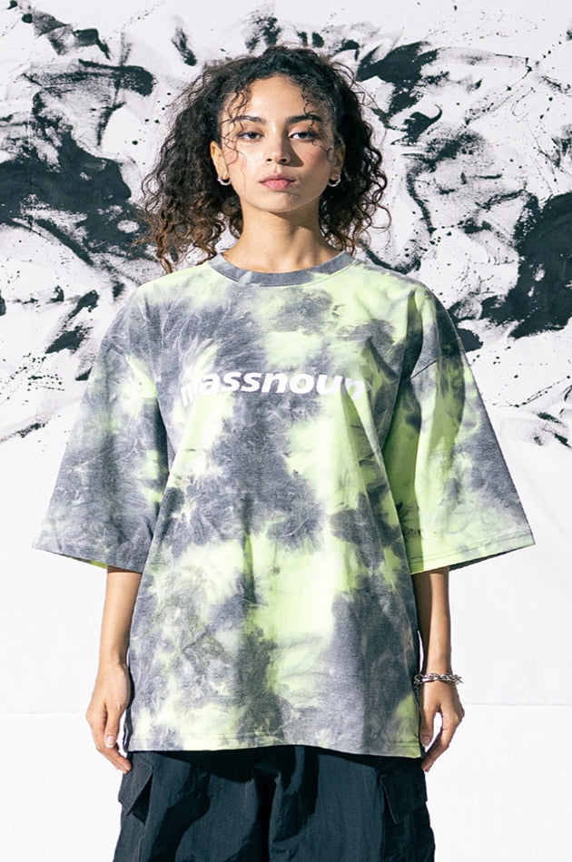 マスノウン(MASSNOUN)  SL LOGO TIE-DYE OVERSIZED T-SHIRTS MUOTS006-GB