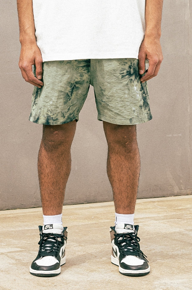 マスノウン(MASSNOUN) TYE-DYED SHORT PANTS MUOSP005-KK