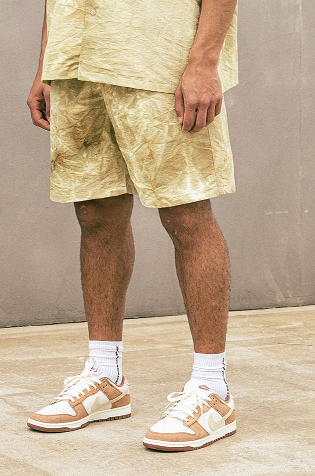 マスノウン(MASSNOUN)   TYE-DYED SHORT PANTS MUOSP005-BG