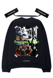 ブラックブロンド(BLACKBLOND)  BBD Innocent Crime Crewneck Sweatshirt (Black)