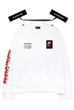 ブラックブロンド(BLACKBLOND)  BBD Brutal Crewneck Sweatshirt (White)