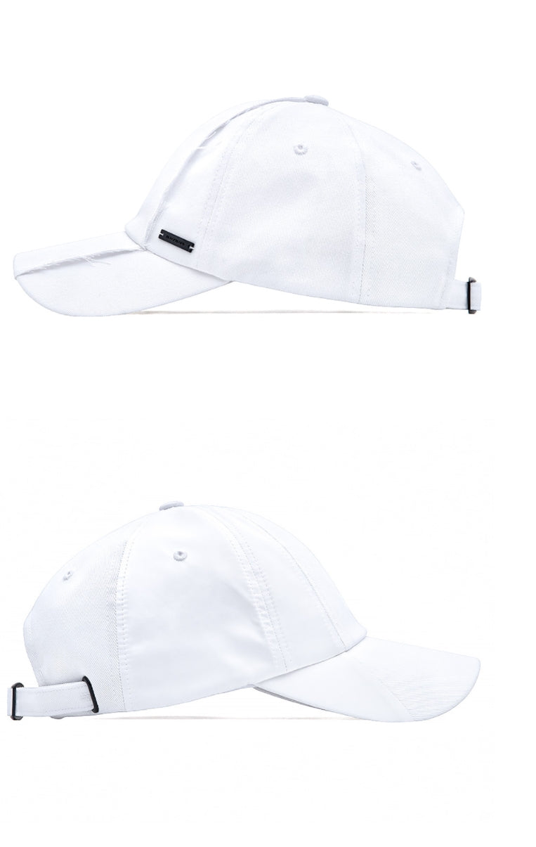 ブラックブロンド(BLACKBLOND)  BBD Persona Plate Logo Cap (White)