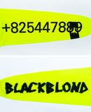 ブラックブロンド(BLACKBLOND)  BBD Graffiti Number Logo Long Sleeve Tee (Neon)