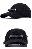 ブラックブロンド(BLACKBLOND)  BBD Ripped Custom +82 Velcro Patch Logo Cap (Black)