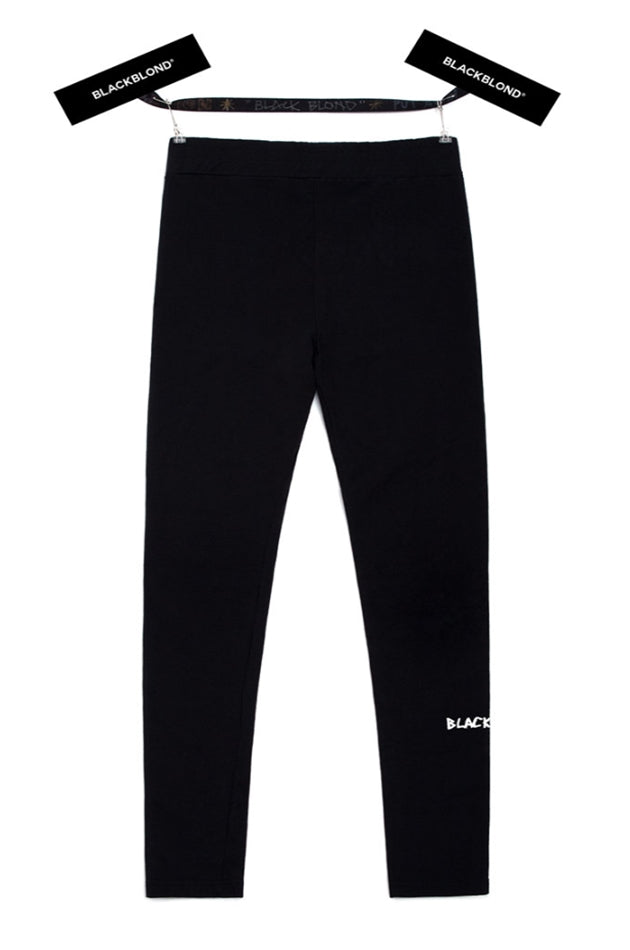 ブラックブロンド(BLACKBLOND) BBD Graffiti Logo Leggings (Black/White)