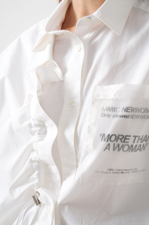 MMIC(エムエムアイシー) DOUBLE COLLAR STRING SHIRTS