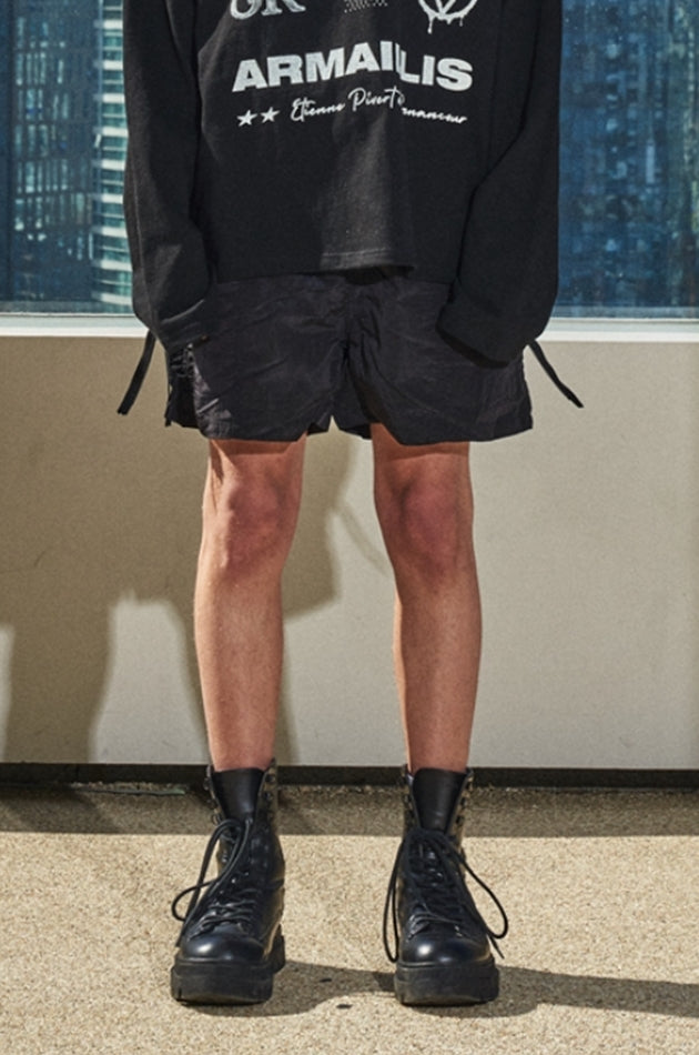 OVERR(オベルー) 21SS BOXER BLACK SHORTS