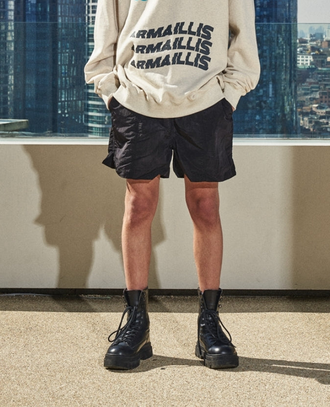 OVERR(オベルー) 21SS BOXER BLACK SHORTS