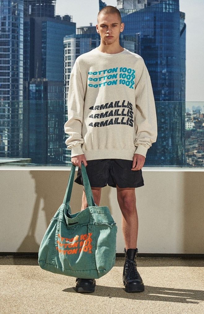 OVERR(オベルー) 21SS PIGMENT GREEN TOTEBAG